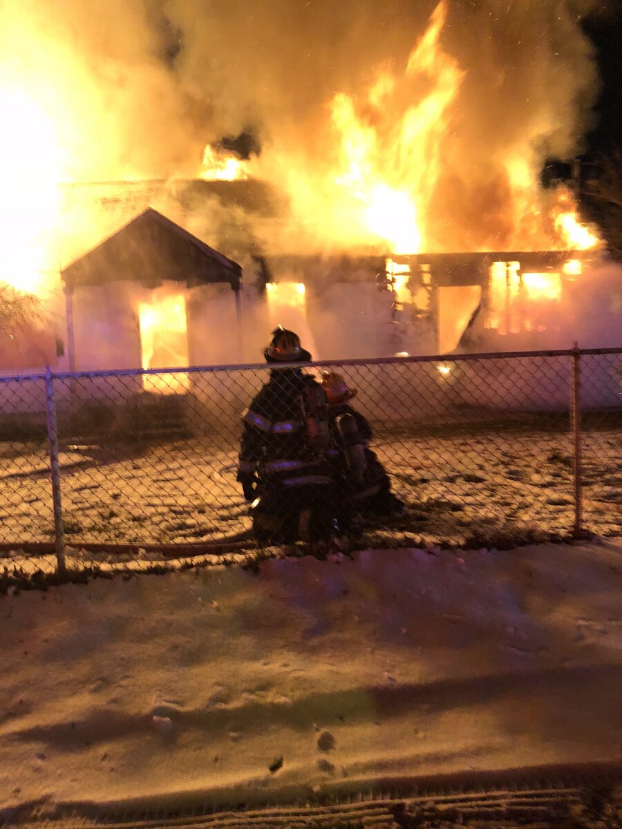 Central Islip Fire Department — Winter House Fire Operations